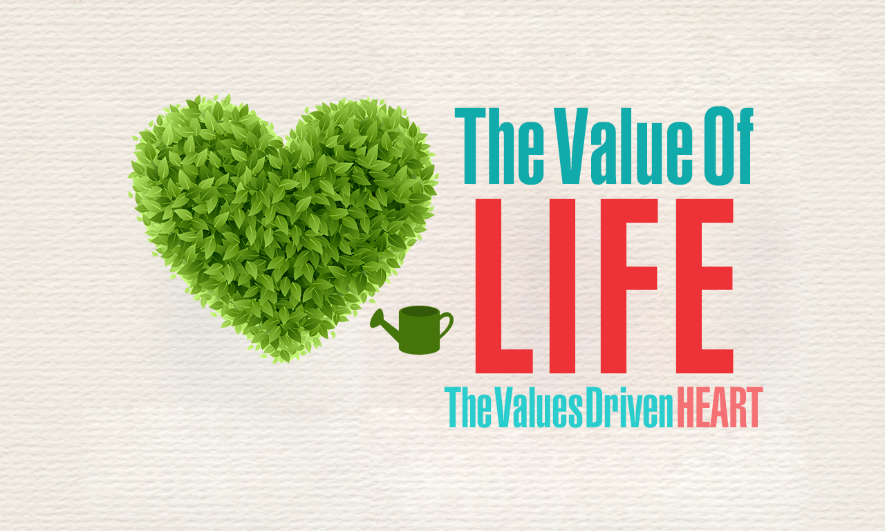 Life is a value. Life values. Life purpose. Protect the value of Life.